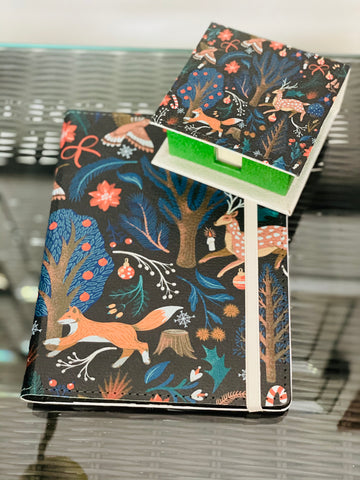 Forest Print - Diary and Notepad Set