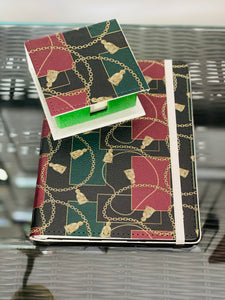 Tassels Print - Diary and Notepad Set